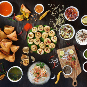 60e11fe24caf4c238ccc2e1dbcc59316 vegetarian catering Live Chaat Stations with Authentic Vegetarian Snacks
