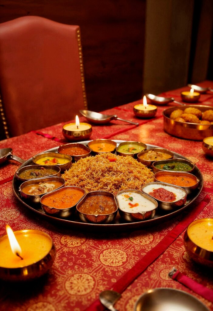 traditionalindianthalifeast myvegecatering